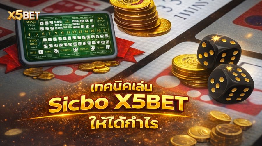 เทคนิคเล่น Sicbo X5BET ให้ได้กำไร