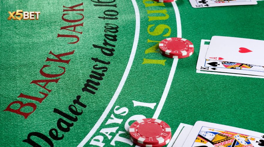 การทำงานของ Blackjack บน X5BET ในคาสิโนสด