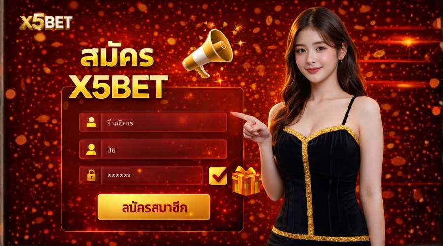 ขั้นตอนการ สมัคร X5BET ที่รวดเร็วและง่ายดาย